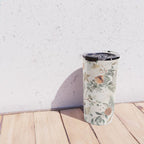 Harvest 2025 Woodland Squirrel Botanical Leaves Watercolor Ecru Travel Mug Gallery Image 4