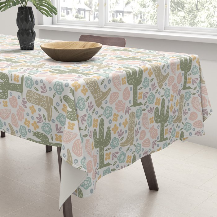 Coastal cowgirl Tablecloth Gallery Image 3