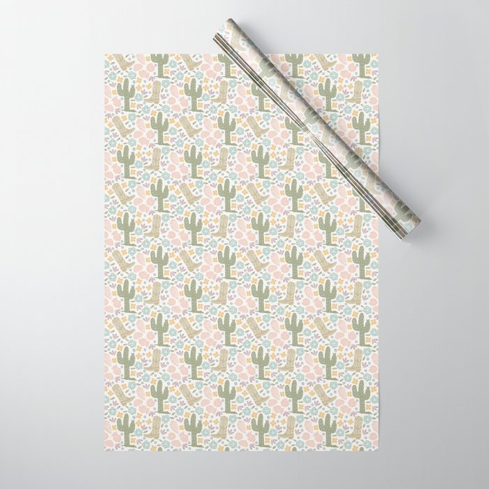 Coastal cowgirl Wrapping Paper Gallery Image 1