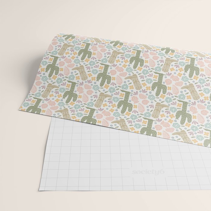 Coastal cowgirl Wrapping Paper Gallery Image 2