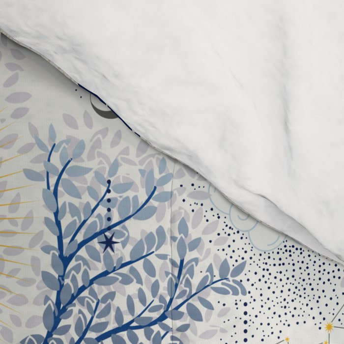 Feel the Cosmic Mother Earth Comforter Gallery Image 4