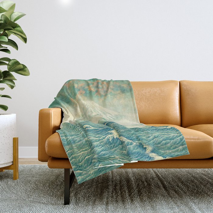 Returning to Naira - Nature Landscape Throw Blanket Gallery Image 1