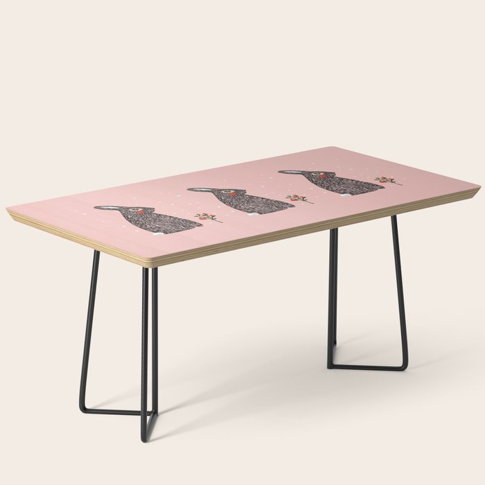 Christmas rabbit - illustration Coffee Table Gallery Image 1