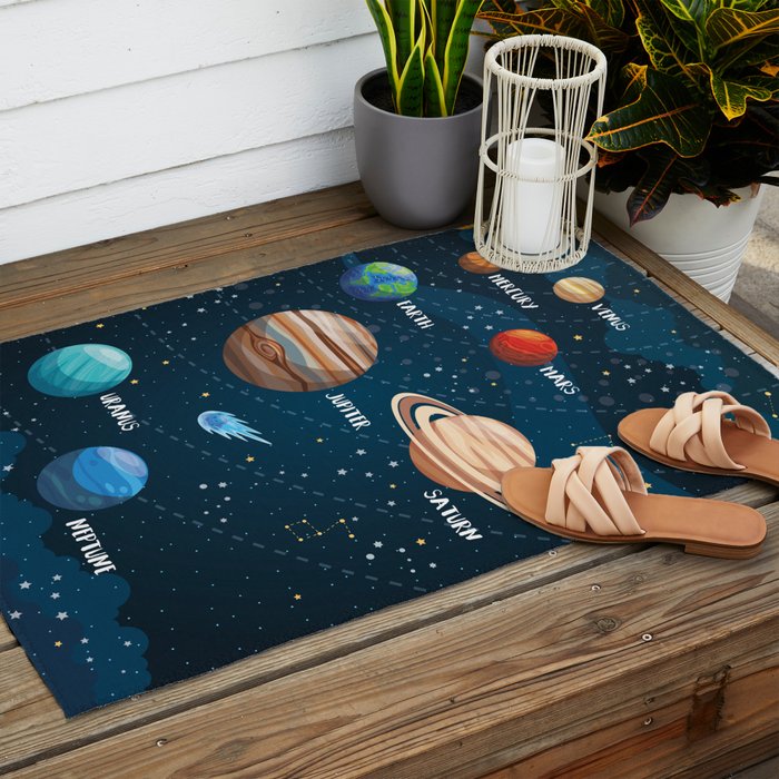 Solar system Outdoor Rug Gallery Image 2