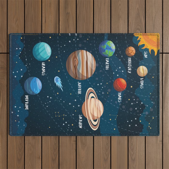 Solar system Outdoor Rug Gallery Image 1