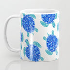 Sea Turtle - Blue Palette Coffee Mug Gallery Image 3