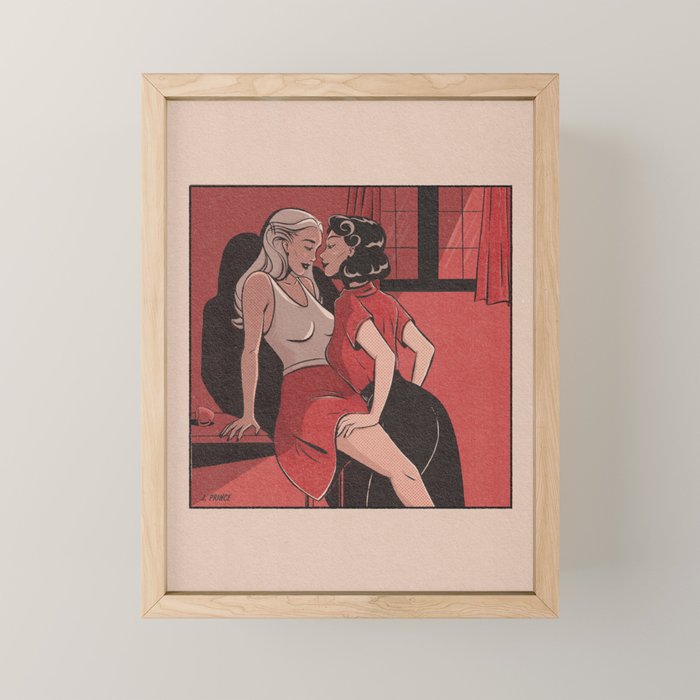 everything is red  Mini Art Print Gallery Image 1