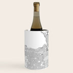 Vancouver White Map Wine Chiller Gallery Image 1