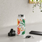 Cinnabar & Supernova: Les Fleurs | Flower Market 03 Water Bottle Gallery Image 4