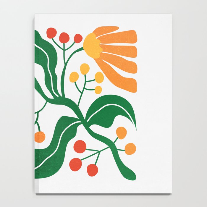 Cinnabar & Supernova: Les Fleurs | Flower Market 03 Notebook Gallery Image 4