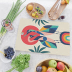 Modern Rainbow Gooses Cutting Board Gallery Image 2