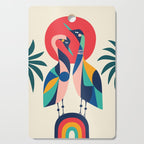 Modern Rainbow Gooses Cutting Board Gallery Image 1