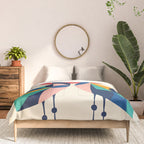 Modern Rainbow Gooses Comforter Gallery Image 3