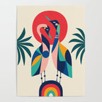 Modern Rainbow Gooses Poster Gallery Image 4