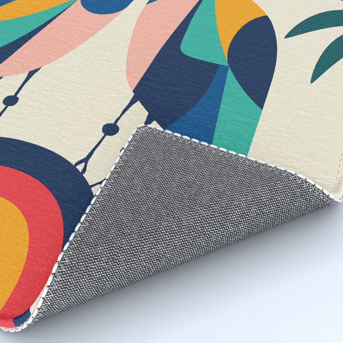 Modern Rainbow Gooses Rug Gallery Image 4