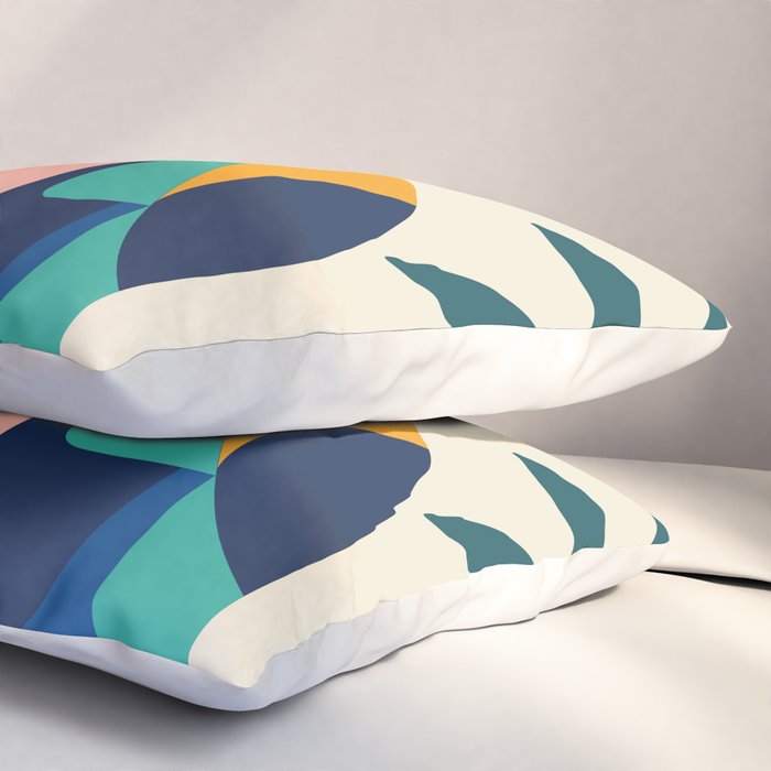 Modern Rainbow Gooses Pillow Sham Gallery Image 3