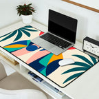 Modern Rainbow Gooses Desk Mat Gallery Image 2