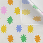 Colorful star shpe cartoon pattern Wall Tapestry Gallery Image 3