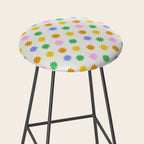Colorful star shpe cartoon pattern Stool Gallery Image 2