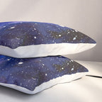 Nebula Galaxy Watercolor Space Sky Pillow Sham Gallery Image 3