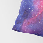 Nebula Galaxy Watercolor Space Sky Pillow Sham Gallery Image 4