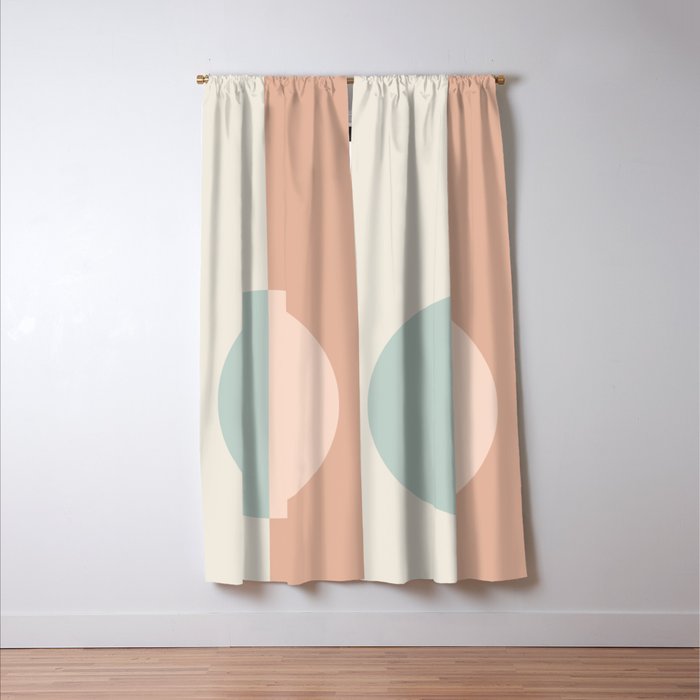 Color Block Abstract VI Window Curtain Gallery Image 3