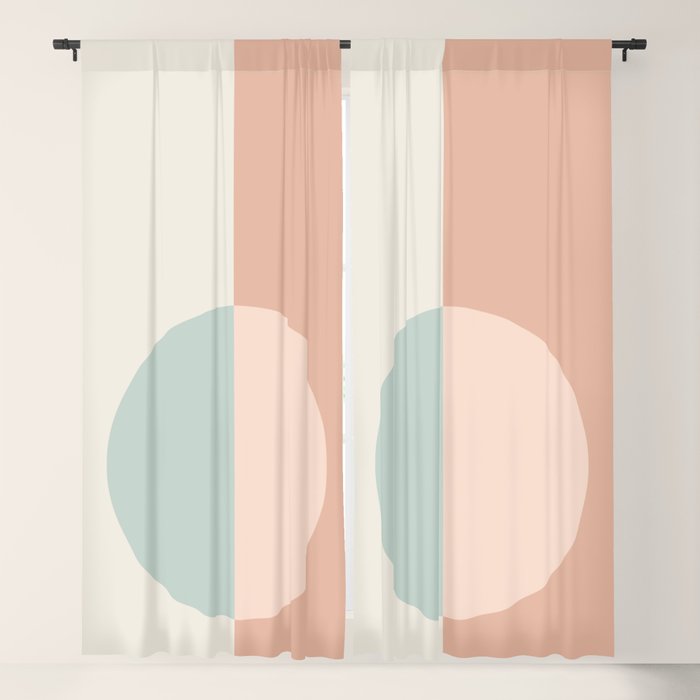 Color Block Abstract VI Window Curtain Gallery Image 1