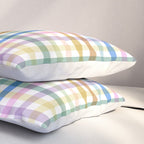 Rainbow Check Bliss Pillow Sham Gallery Image 3