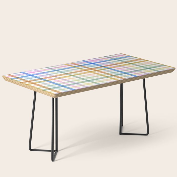 Rainbow Check Bliss Coffee Table Gallery Image 1