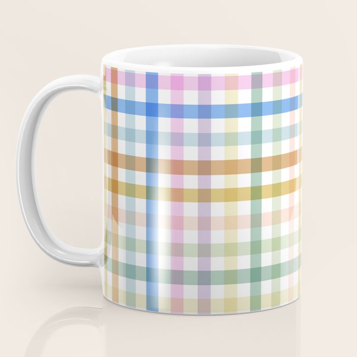Rainbow Check Bliss Coffee Mug Gallery Image 3