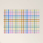 Rainbow Check Bliss Welcome Mat Gallery Image 1