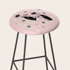 Mid Century Meow Retro Atomic Cats ©studioxtine Stool Gallery Image 2
