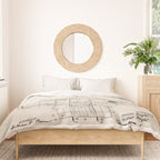 Wright Brother's Airplane Patent - Aviation History Art - Antique Duvet Cover Gallery Image 3