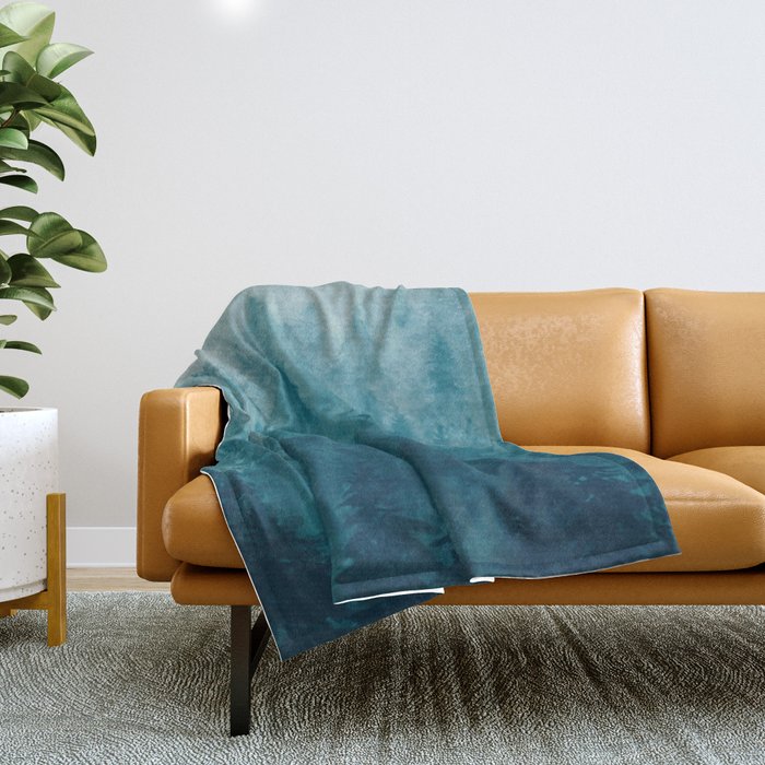 Misty Pine Forest Throw Blanket Gallery Image 1