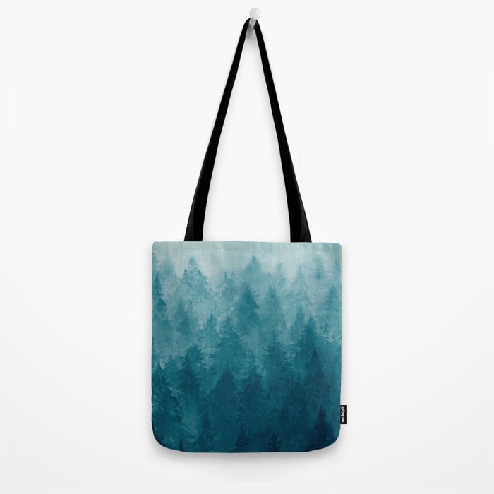 Misty Pine Forest Tote Bag Gallery Image 2