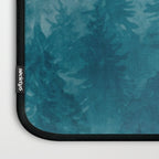 Misty Pine Forest Laptop Sleeve Gallery Image 3