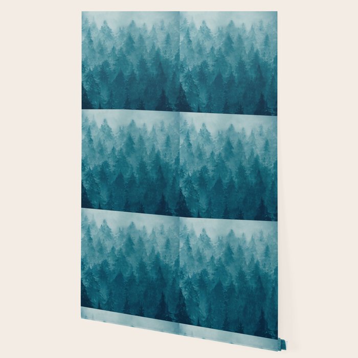 Misty Pine Forest Wallpaper Gallery Image 2