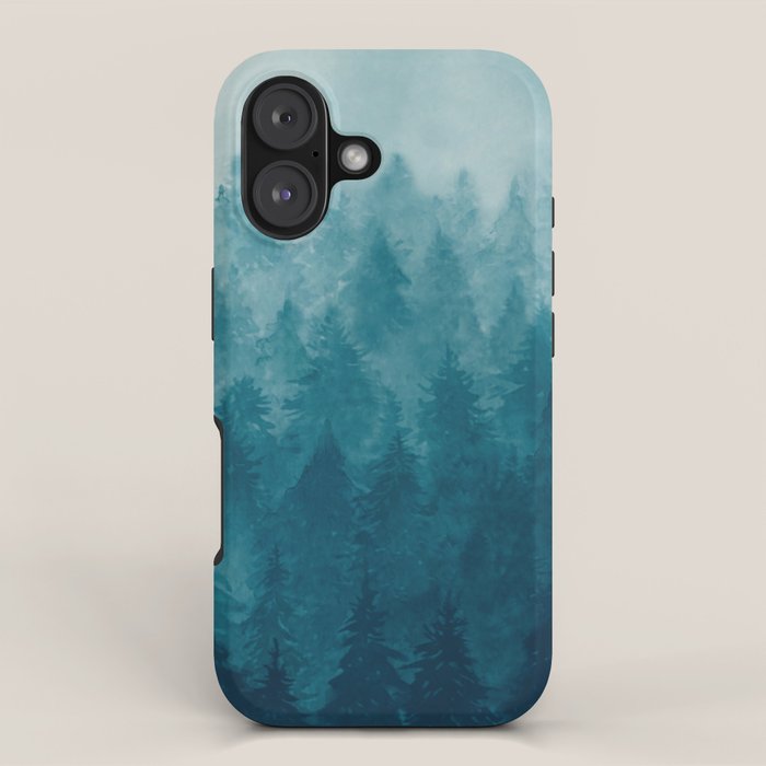 Misty Pine Forest iPhone Case Gallery Image 1