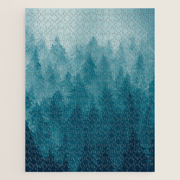 Misty Pine Forest Jigsaw Puzzle Gallery Image 1