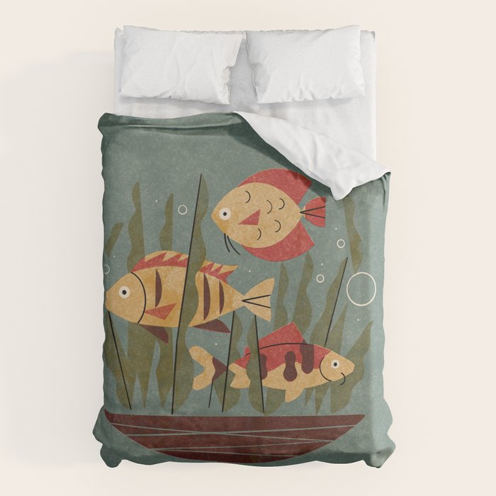 Fish and Seaweed Duvet Cover Gallery Image 6