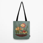 Fish and Seaweed Tote Bag Gallery Image 2