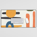 Abstract Colorful Setting 6 Desk Mat Gallery Image 1