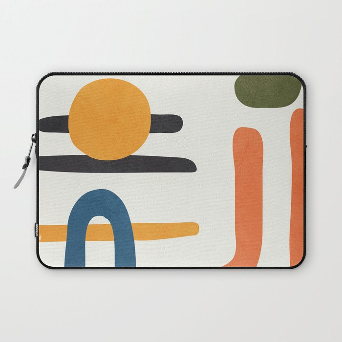 Abstract Colorful Setting 6 Laptop Sleeve Gallery Image 1