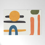 Abstract Colorful Setting 6 Welcome Mat Gallery Image 1