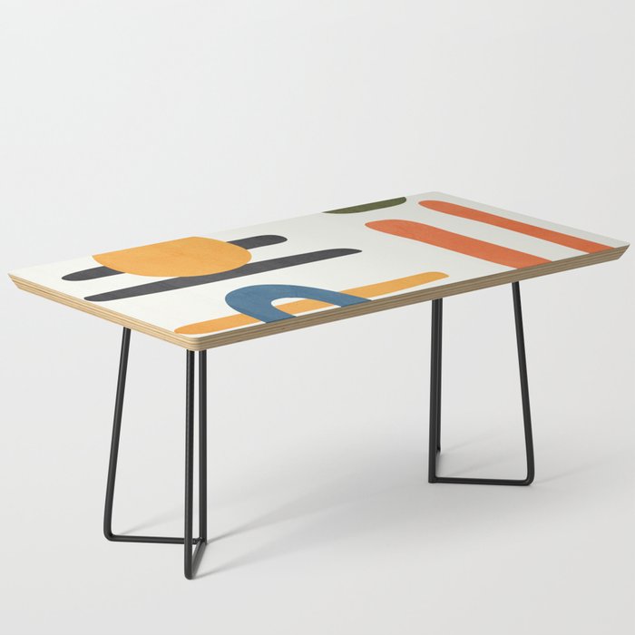 Abstract Colorful Setting 6 Coffee Table Gallery Image 1