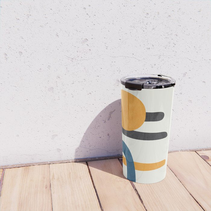 Abstract Colorful Setting 6 Travel Mug Gallery Image 4