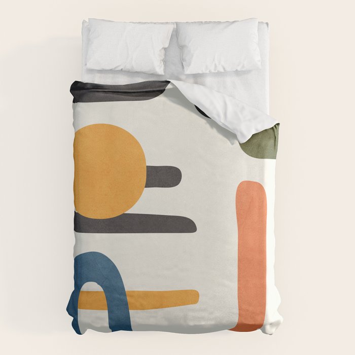 Abstract Colorful Setting 6 Duvet Cover Gallery Image 1