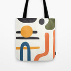 Abstract Colorful Setting 6 Tote Bag Gallery Image 1