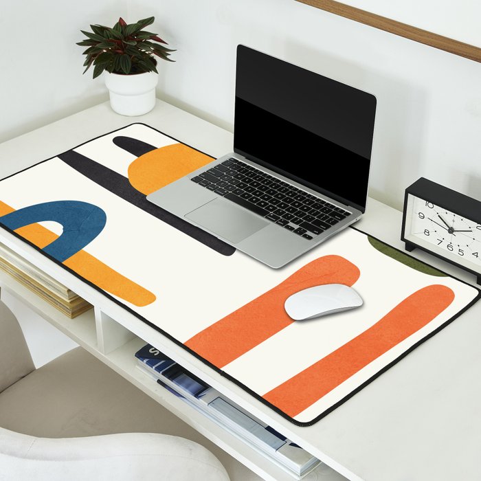 Abstract Colorful Setting 6 Desk Mat Gallery Image 2