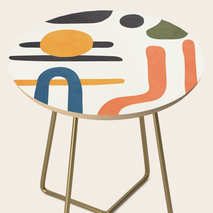 Abstract Colorful Setting 6 Side Table Gallery Image 2